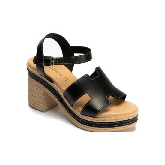 Pitillos - 30211 - NEGRO - 30211 - NEGRO - Sandalia con tacón alto en piel napa Negro - 1