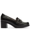 Pitillos - 30503 - NEGRO - 30503 - NEGRO - Mocasin en Napa con Adorno Negro - 1