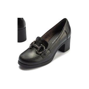 Pitillos - 30503 - NEGRO - 30503 - NEGRO - Mocasin en Napa con Adorno Negro - 1 2