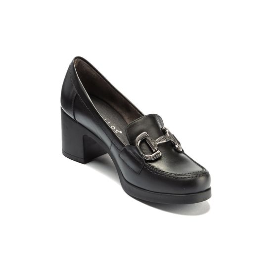 Pitillos - 30503 - NEGRO - 30503 - NEGRO - Mocasin en Napa con Adorno Negro - 5