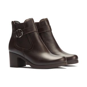 Pitillos - 30505 - MARRON - 30505 - MARRON - Botín chelsea en napa con detalle hebilla lateral y elástico Marrón - 1 2