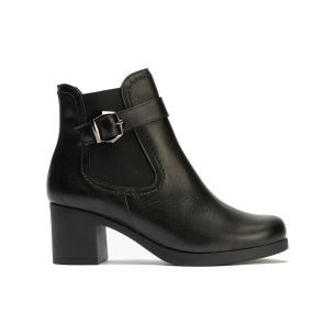 Pitillos - 30505 - NEGRO - 30505 - NEGRO - Botín chelsea en napa con detalle hebilla lateral y elástico Negro - 1