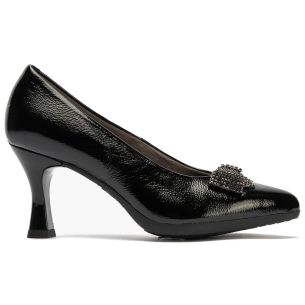 Pitillos - 30531 - NEGRO - 30531 - NEGRO - Salon invertido en Charol con Lazo Negro - 1