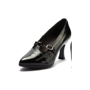 Pitillos - 30533 - NEGRO - 30533 - NEGRO - Gilda Baja en Charol Negro - 1 2