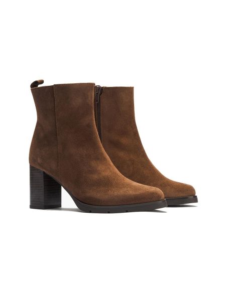 Pitillos - 30541 - MARRON - 30541 - MARRON - Botin en Serraje con Cremallera Marrón - 2