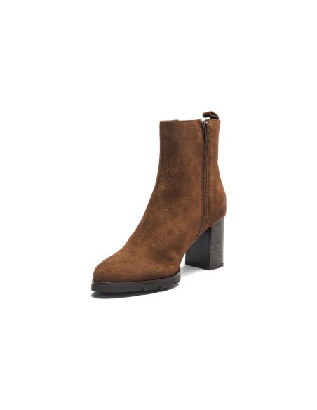 Pitillos - 30541 - MARRON - 30541 - MARRON - Botin en Serraje con Cremallera Marrón - 4