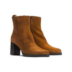 Pitillos - 30541 - CAPUCHINO - 30541 - CAPUCHINO - Botin en Serraje con Cremallera Capuchino - 1 2