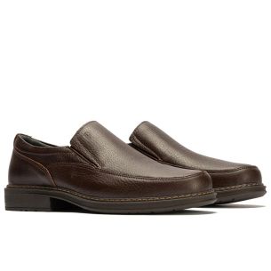 Pitillos - 120 - MARRON - 120 - MARRON - Manoletina Hombre con Elásticos Piel Marrón - 1 2