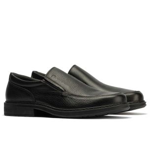 Pitillos - 120 - NEGRO - 120 - NEGRO - Manoletina Hombre con Elásticos Piel Negro - 1 2