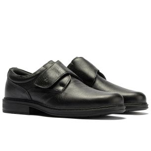 Pitillos - 123 - NEGRO - 123 - NEGRO - Zapato Blucher Hombre con Velcro Negro - 1 2