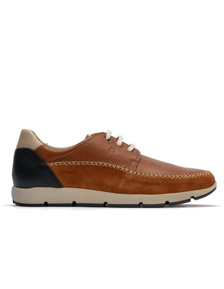 Pitillos - 40121 - CUERO - 40121 - CUERO - Blucher bordón hombre en piel con cordones CUERO - 1