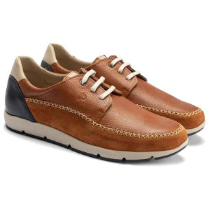 Pitillos - 40121 - CUERO - 40121 - CUERO - Blucher bordón hombre en piel con cordones CUERO - 1 2