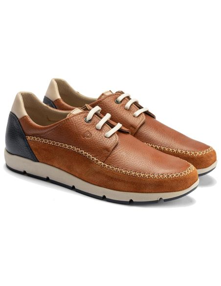 Pitillos - 40121 - CUERO - 40121 - CUERO - Blucher bordón hombre en piel con cordones CUERO - 2