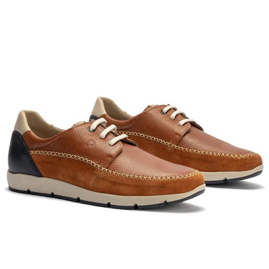 Pitillos - 40121 - CUERO - 40121 - CUERO - Blucher bordón hombre en piel con cordones CUERO - 3