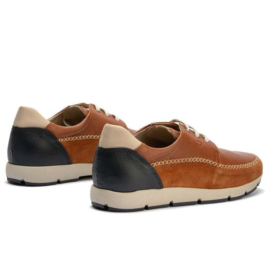 Pitillos - 40121 - CUERO - 40121 - CUERO - Blucher bordón hombre en piel con cordones CUERO - 4