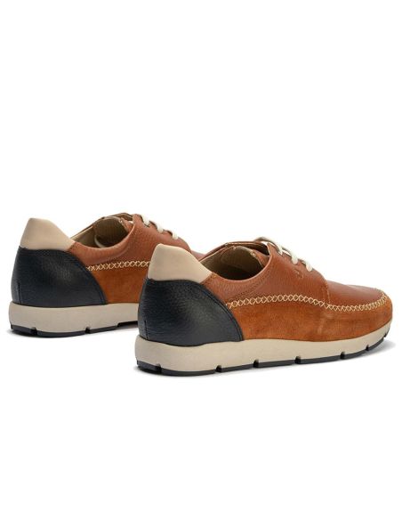 Pitillos - 40121 - CUERO - 40121 - CUERO - Blucher bordón hombre en piel con cordones CUERO - 4