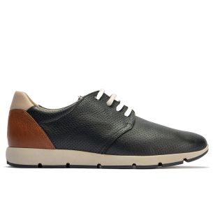 Pitillos - 40124 - MARINO - 40124 - MARINO - Blucher bordón hombre en piel con cordones MARINO - 1