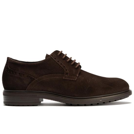 Pitillos - 40510 - MARRON - 40510 - MARRON - Blucher en serraje con detalle picados Marrón - 1