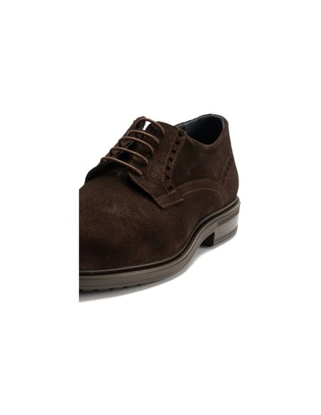 Pitillos - 40510 - MARRON - 40510 - MARRON - Blucher en serraje con detalle picados Marrón - 2