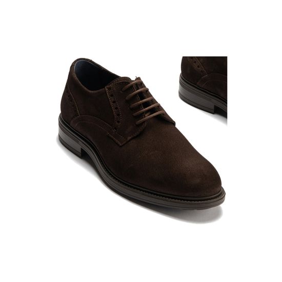 Pitillos - 40510 - MARRON - 40510 - MARRON - Blucher en serraje con detalle picados Marrón - 3