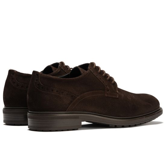 Pitillos - 40510 - MARRON - 40510 - MARRON - Blucher en serraje con detalle picados Marrón - 4