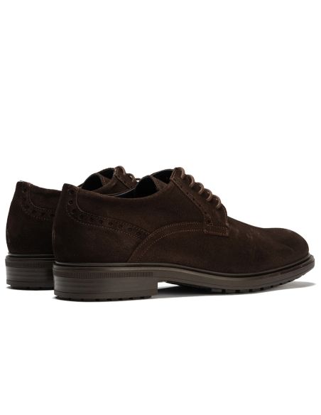 Pitillos - 40510 - MARRON - 40510 - MARRON - Blucher en serraje con detalle picados Marrón - 4