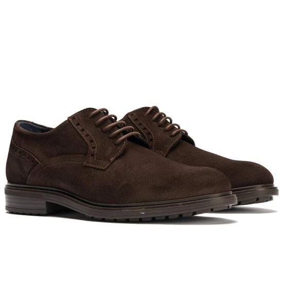 Pitillos - 40510 - MARRON - 40510 - MARRON - Blucher en serraje con detalle picados Marrón - 5