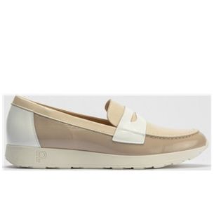 Pitillos - 10420 - PIEDRA - 10420 - PIEDRA - Mocasin multicolor mujer en piel charol BEIGE - 1