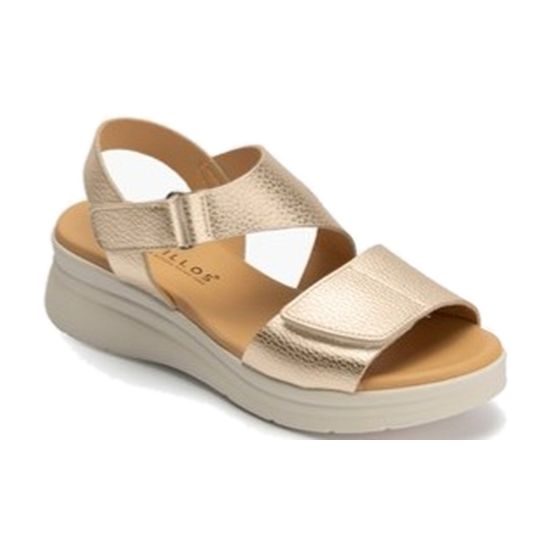Pitillos - 11293 - ORO - 11293 - ORO - Sandalia con cuña media