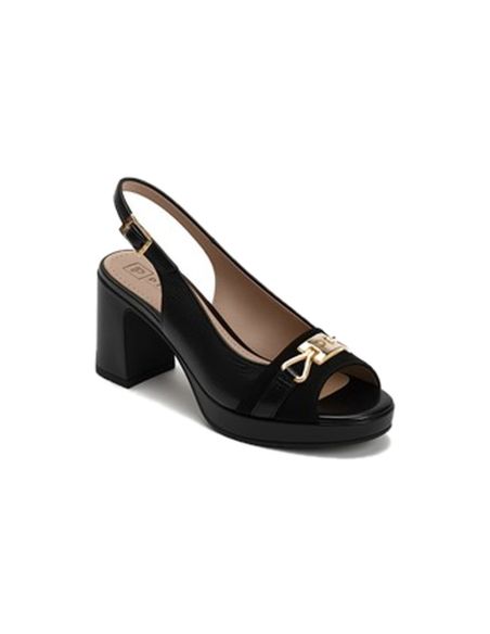 Pitillos - 20322 - NEGRO - 20322 - NEGRO - Zapato de salón con tacón plataforma y adorno Negro - 1