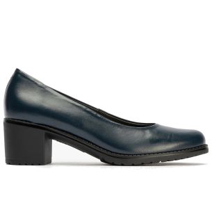 Pitillos - 104 - MARINO - 104 - MARINO - Zapato de Salón Clásico Tacón Medio Azul - 1