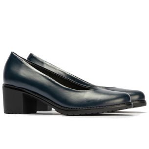 Pitillos - 104 - MARINO - 104 - MARINO - Zapato de Salón Clásico Tacón Medio Azul - 1 2