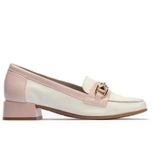 Pitillos - 10481 - GLACIAL-NU - 10481 - GLACIAL-NU - Mocasin con adorno metal mujer en piel charol ROSA - 1