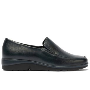 Pitillos - 105 - MARINO - 105 - MARINO - Mocasín Mujer Cuña Baja Azul - 1